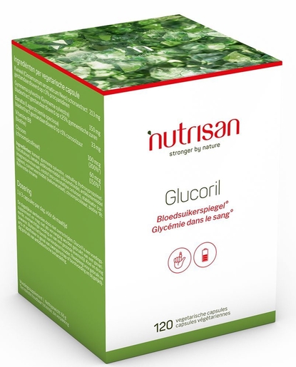 Nutrisan Glucoril 120 Capsules | Glycemie - Suiker