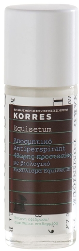 Korres KB Déodorant Roll-on Anti-Transpirant Avec Parfum Equisetum 30ml | Déodorants anti-transpirant