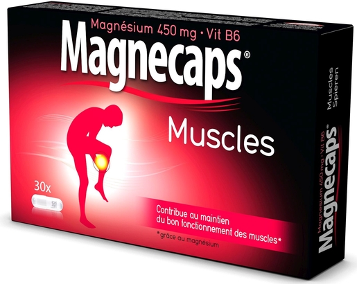 Magnecaps Muscles 30 Capsules | Contractions musculaires