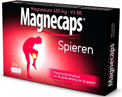 Magnecaps Spieren 30 Capsules | Spiercontracties