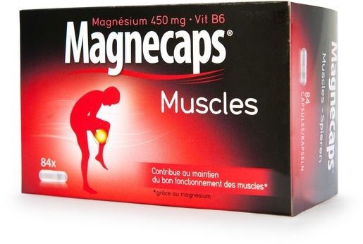 Magnecaps Muscles 84 Capsules | Magnésium