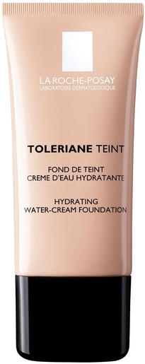 La Roche-Posay Toleriane Fond de Teint Crème d&#039;Eau Hydratante 30ml (Ivoire) | Fonds de teint