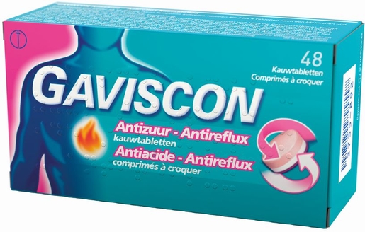 Gaviscon Antireflux 48 Comprimes A Croquer Acidite Gastrique Gaviscon Antireflux 48 Comprimes A Croquer Acidite Gastrique