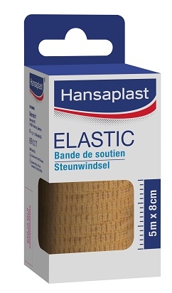 Hansaplast Elastic Bande de Soutien 5m x 8cm | Pansements - Sparadraps - Bandes