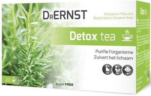 Dr Ernst Detox Tea 20 Sachets | Dépuratif - Détoxifiant