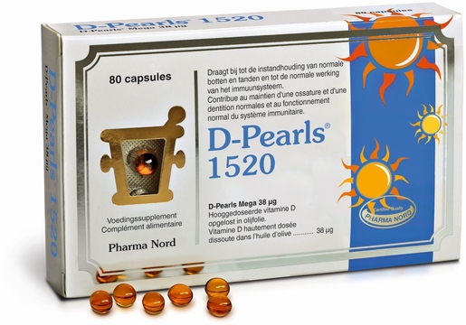D-Pearls 1520 80 Capsules | Vitamines D