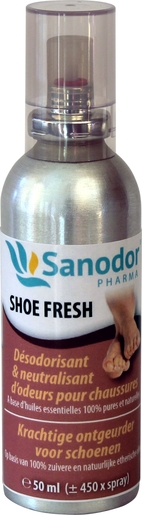 Sanodor Pharma ShoeFresh Spray 50ml | Hygiène