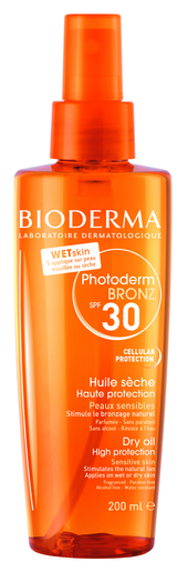 Bioderma Photoderm BRONZ IP30 Huile Sèche Spray 200ml | Crèmes solaires