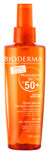 Bioderma Photoderm BRONZ SPF 50+ Droge Olie Spray 200ml | Zonnebescherming
