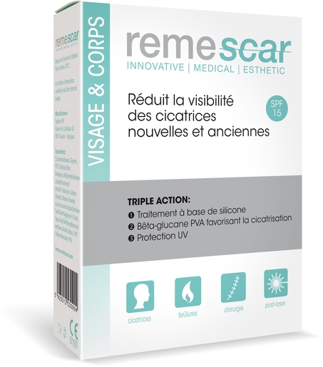 Remescar Visage et Corps Stick Silicone 10g | Rougeurs - Cicatrisations