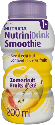 NutriniDrink Smoothie Fruits d&#039;Ete Flacon 200ml | Nutrition orale