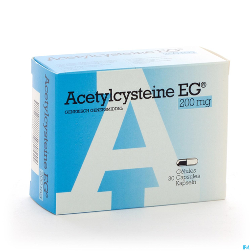 Acetylcysteine EG 200mg 30 Capsules | Vette hoest