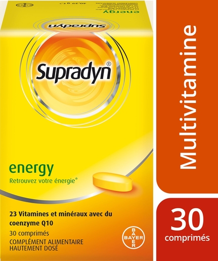 Supradyn Energy 30 Comprimés | Forme - Energie