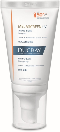 Ducray Melascreen UV Crème Riche 40ml | Troubles de la pigmentation