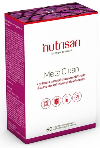 Nutrisan MetalClean 60 Capsules | Foie