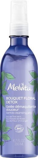 Melvita Bouquet Floral Gelée Démaquillante Adoucissante 200ml | Démaquillants - Nettoyage