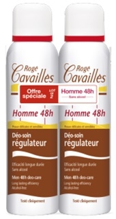 Rogé Cavaillès Deo Soin Régulateur Homme Spray Duo 2x150ml (2ème produit à - 50%) | Déodorants