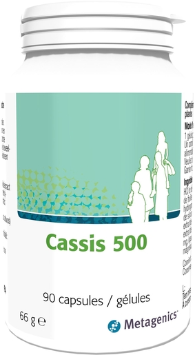 Cassis 500 90 Gélules | Défenses naturelles - Immunité
