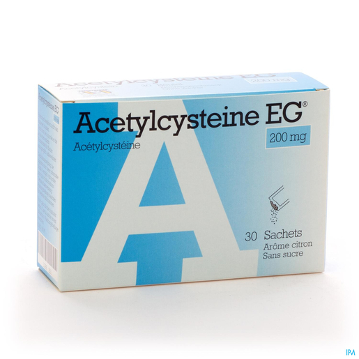 Acetylcysteine EG 200mg 30 Sachets | Toux grasse