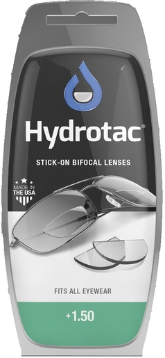 Hydrotac Stick-on Bifocal Lenses +1.50