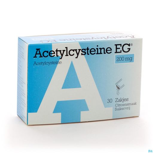 Acetylcysteine EG 200mg 30 Zakjes | Vette hoest