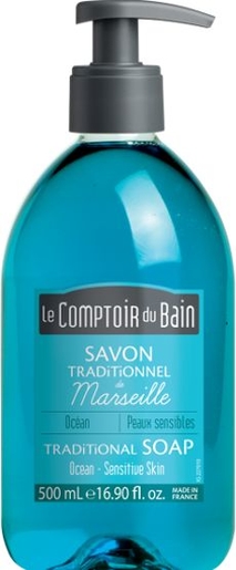 Le Comptoir du Bain Savon Liquide Marseille Ocean 500ml | Bain - Douche