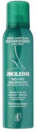 Akileine Spray Chaussures 150ml | Echauffement - Transpiration