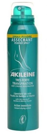 Akileine Spray Poudre 150ml | Echauffement - Transpiration