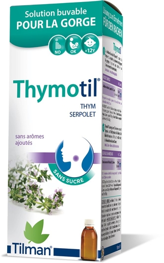 Thymotil Sirop 150ml | Mal de gorge - Toux