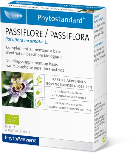 Phytostandard Passiflore 20 Capsules | Détente - Antistress