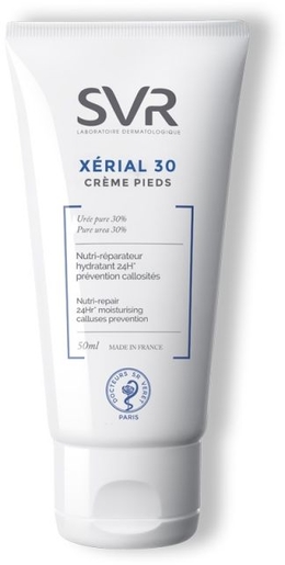 SVR Xerial 30 Crème Pieds 50ml | Callosité - Cor - Durillon - Oeil de perdrix
