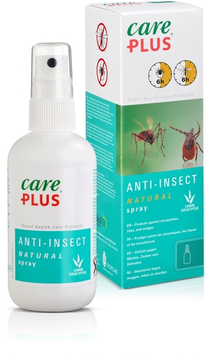 Care Plus Bio Spray 100ml (sans Deet) | Anti-moustiques - Insectes - Répulsifs