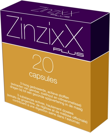 ZinzixX Plus 20 Capsules | Digestion - Transit