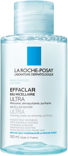 La Roche-Posay Effaclar Micellair Water Ultra 100ml | Make-upremovers - Reiniging