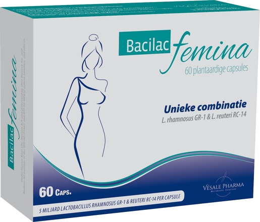 Bacilac Femina 60 Capsules | Probiotica - Prebiotica
