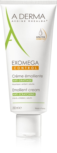 A-Derma Exomega Control Verzachtende Crème 200ml | Droge huid - Hydratatie