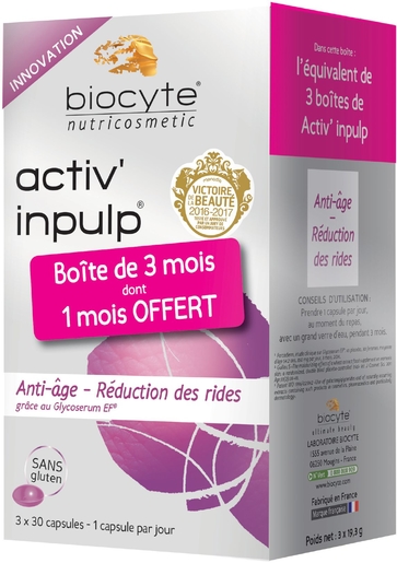 Biocyte Activ Inpulp 90 Tabletten (1 maand gratis) | Antiveroudering