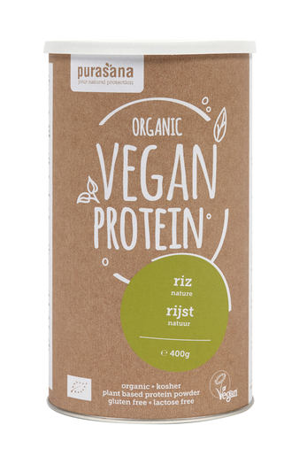 Purasana Organic Vegan Protein Bio Rice (natural) 400g | Super Food