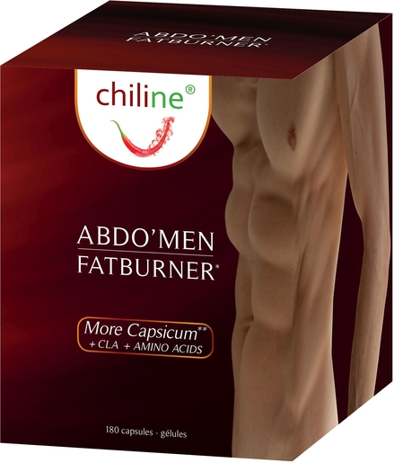 Chiline Abdo&#039;Men Fat Burner 180 Capsules | Minceur et perte de poids