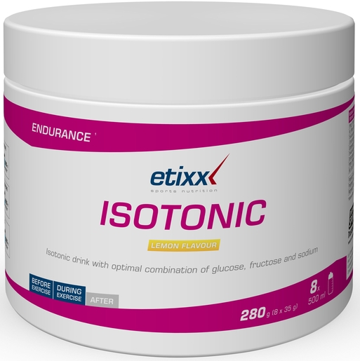 Etixx Isotonic Powder Citroen 280g | Doorzettingsvermogen