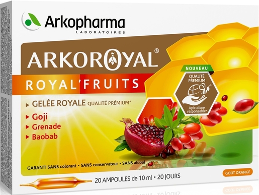 ArkoRoyal Royal Fruit Ampullen 20x10ml | Conditie - Energie