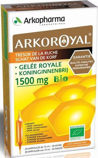 ArkoRoyal Koninginnebrij Bio 1500mg Ampullen 20x10ml | Natuurlijk afweersysteem - Immuniteit