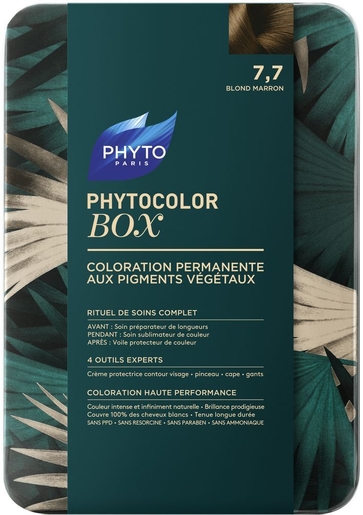 Phytocolor Box Permanente Haarkleuring 7.7 Kastanje Blond | Kleuringen