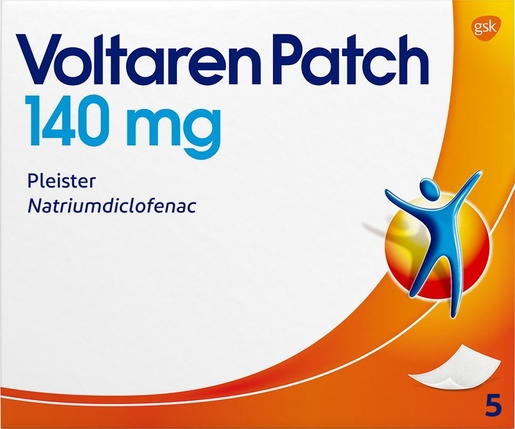 Voltaren Patch 140mg 5 Emplâtres Médicamenteux | Muscles - Articulations - Courbatures
