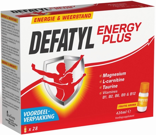 Defatyl Energy Plus 28 Flesjes x 15ml | Conditie - Energie