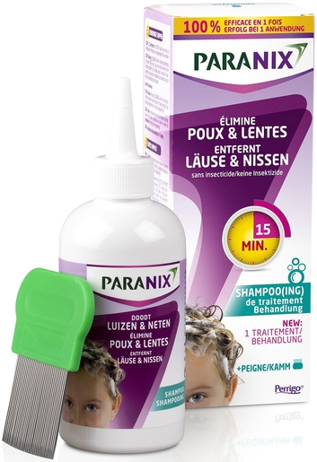 Paranix Shampooing Met Kam 200ml | Antiluizen