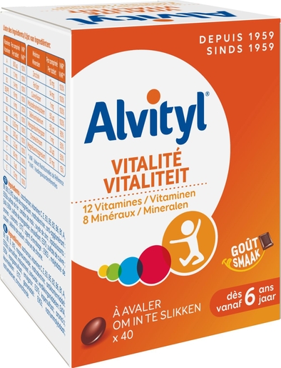 Alvityl Vitalité 40 Comprimés | Croissance