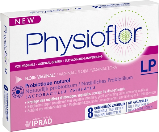 Physioflor Lp Vaginale Tabl 8
