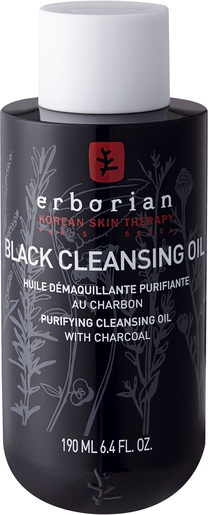 Erborian Black Cleansing Oil 190ml | Make-upremovers - Reiniging
