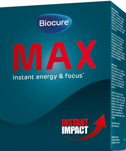 Biocure MAX 30 Comprimés | Coup de fouet - Tonus